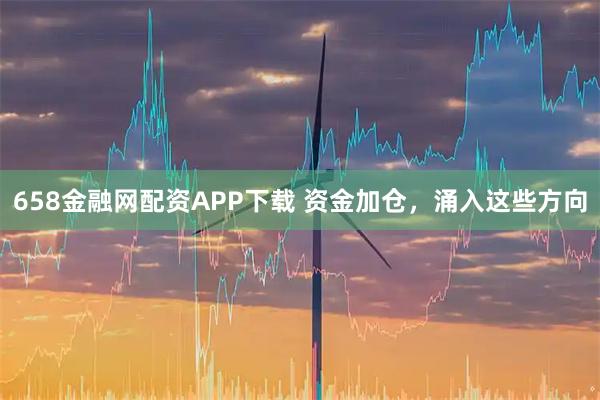 658金融网配资APP下载 资金加仓，涌入这些方向