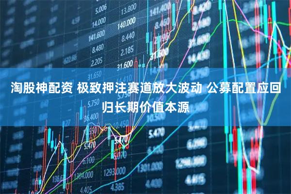 淘股神配资 极致押注赛道放大波动 公募配置应回归长期价值本源